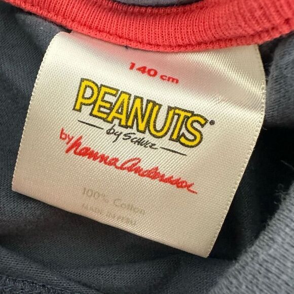 Hanna Andersson X Peanuts Short Sleeve T-Shirt 140 / 10 - Picture 3 of 6